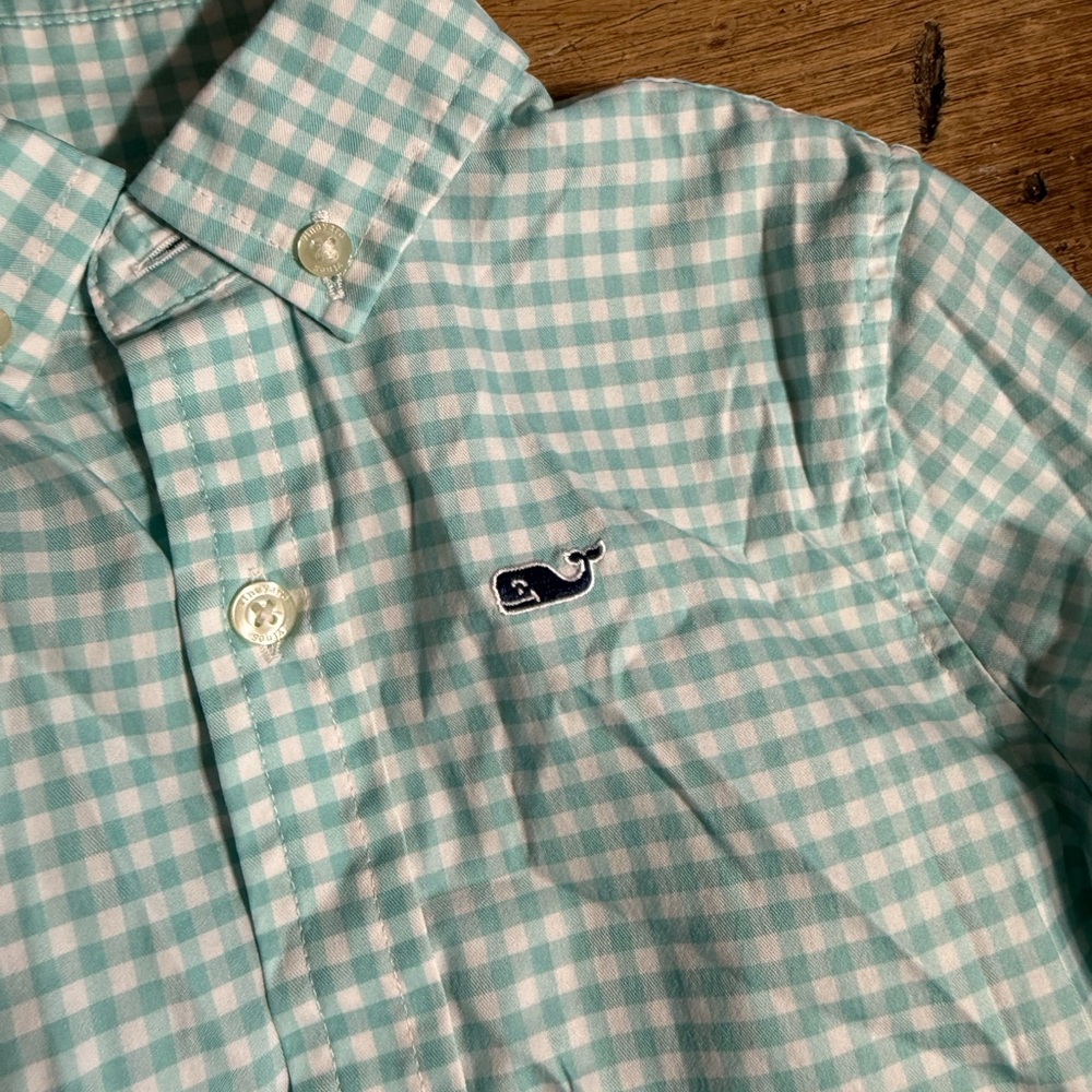 Vineyard Vines On The Go Performance Plaid Long Sleeve Button Down Shirt - Picture 3 of 6